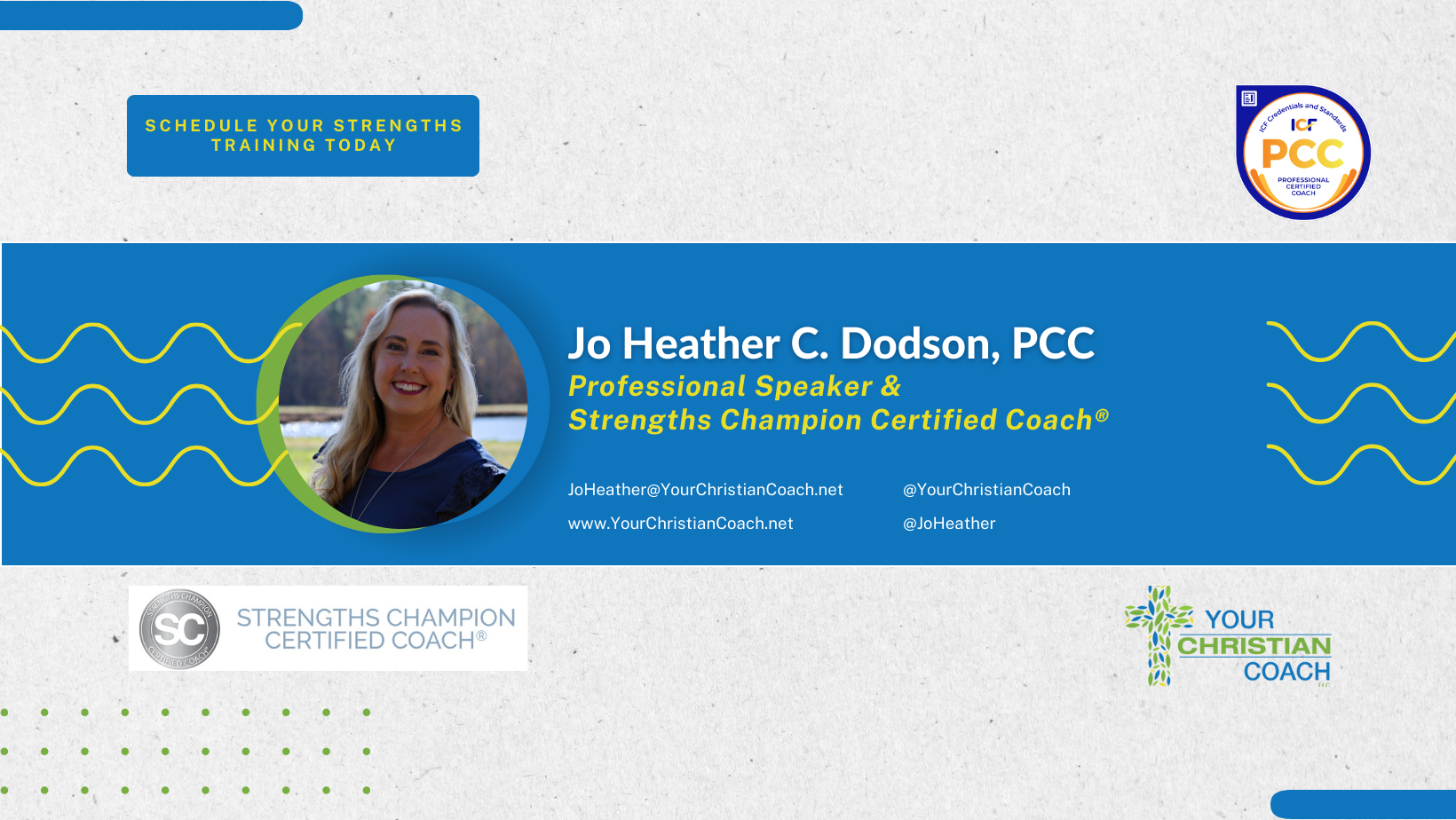 Strengths Champion Certified Coach Jo Heather Dodson